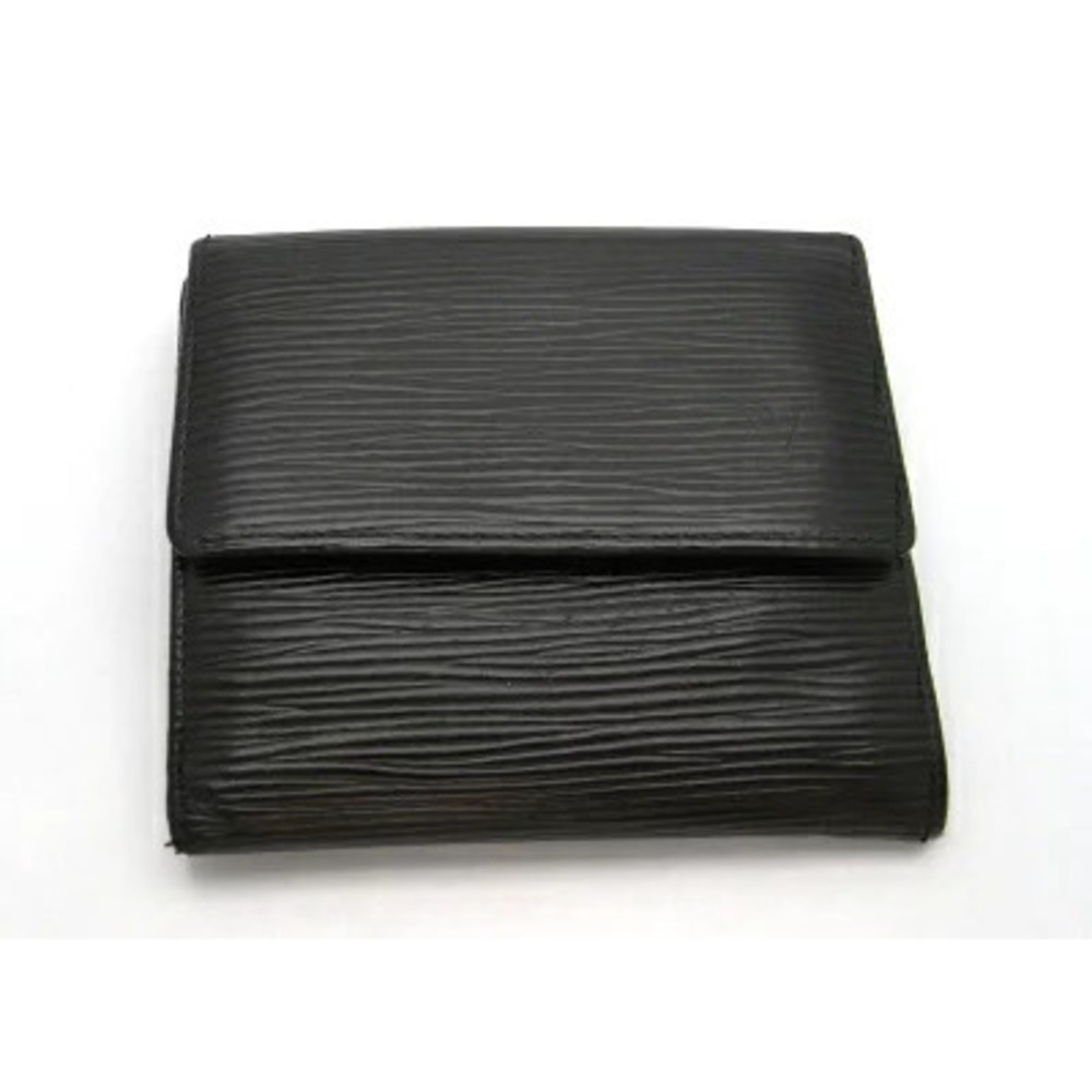 Louis Vuitton Wallet double snap closure Epi leather Billet Carte Credit Noir